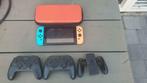 Nintendo switch, Ophalen of Verzenden, Gebruikt, Met 3 controllers of meer, Switch Original