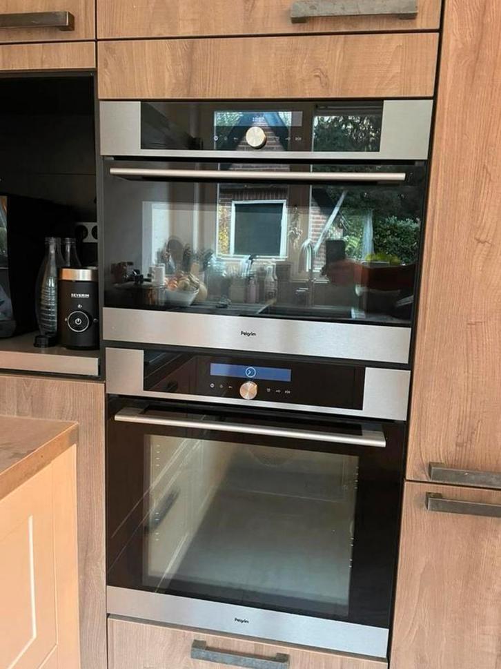 Pelgrim combimagnetron en Multifunctionele oven 60 cm, Witgoed en Apparatuur, Ovens, Gebruikt, Inbouw, Oven met grill, 45 tot 60 cm