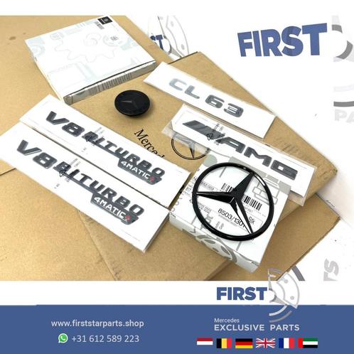 CL63 AMG LOGO SET CL 63 S ZWART EMBLEMEN SET Mercedes CL KLA, Auto-onderdelen, Carrosserie en Plaatwerk, Mercedes-Benz, Nieuw