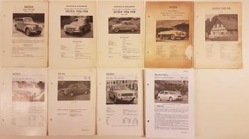 9 x SKODA 1946-2002 Olyslager Kluwer Vraagbaken. beschikbaar voor biedingen