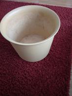 keramiek grote bloem pot  oker, Ophalen of Verzenden