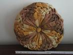 Retro vintage kussen rond handwerk, Ophalen of Verzenden, Huis en Inrichting