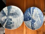 2 delftsblauwe borden, Antiek en Kunst, Antiek | Wandborden en Tegels, Ophalen