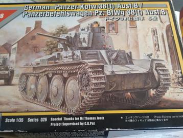 Tristar  German panzer 38(t) 1:35 Modelbouwdoos beschikbaar voor biedingen