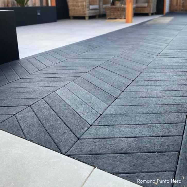 Romano Punto 40 x 8 x 8 cm, Tuin en Terras, Tegels en Klinkers, Nieuw, Klinkers, Beton, Ophalen of Verzenden