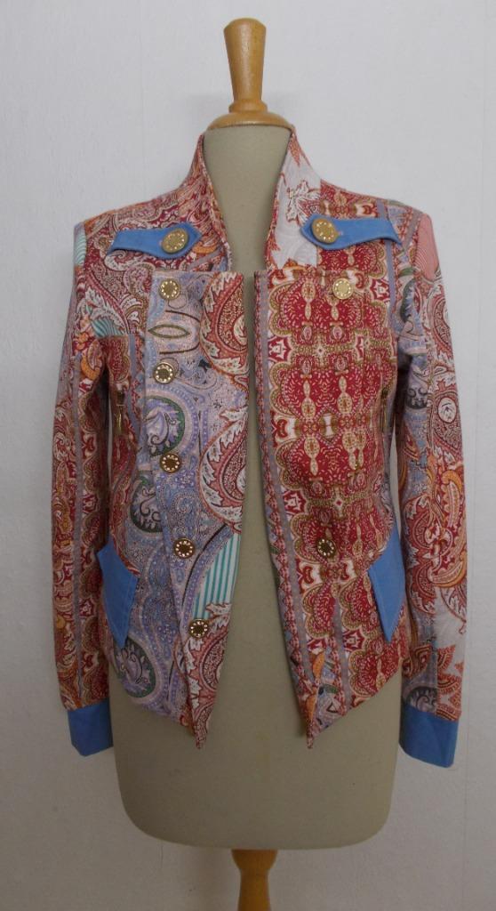 Apart print jasje van Sao Paulo! M, Kleding | Dames, Jasjes, Kostuums en Pakken, Zo goed als nieuw, Jasje, Maat 38/40 (M), Overige kleuren