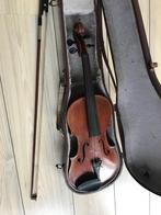 Antiek viool incl strijkstok en koffer, Muziek en Instrumenten, Strijkinstrumenten | Violen en Altviolen, 4/4-viool, Gebruikt