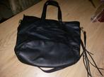 Grote zwarte hand tas david jones 40X30, Ophalen of Verzenden, Zo goed als nieuw, Zwart, 30 cm of meer