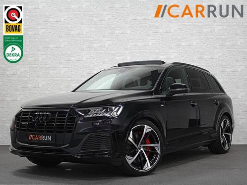 Audi Q7 55 TFSI e S-Line | Panorama | Leder | Luchtvering |, Auto's, Audi, Bedrijf, Te koop, Q7, 4x4, Achteruitrijcamera, Airconditioning