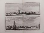 241-244 / Stad en kasteel van Ijsselstein - Ysselstein, Antiek en Kunst, Kunst | Etsen en Gravures, Ophalen of Verzenden