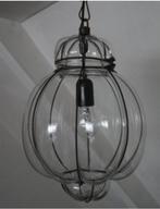 Venetiaanse glas glazen hang lamp mondgeblazen groot model, Huis en Inrichting, Lampen | Hanglampen, Glas, Ophalen of Verzenden