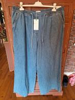 Spijkerbroek broek wijde pijpen baggy maat 50 met zakken, Kleding | Dames, Broeken en Pantalons, Ophalen of Verzenden, Nieuw, Blauw