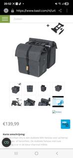 Basil Urban Dry Dubbele Fietstas MIK, Ophalen of Verzenden, Zo goed als nieuw, Basil