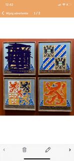 Westraven 3 provincietegels, Antiek en Kunst, Antiek | Wandborden en Tegels, Ophalen of Verzenden