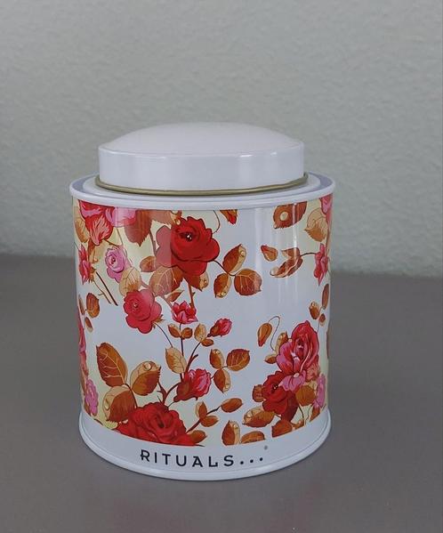 RITUALS theeblik rozen, Verzamelen, Blikken, Zo goed als nieuw, Thee, Overige merken, Ophalen of Verzenden