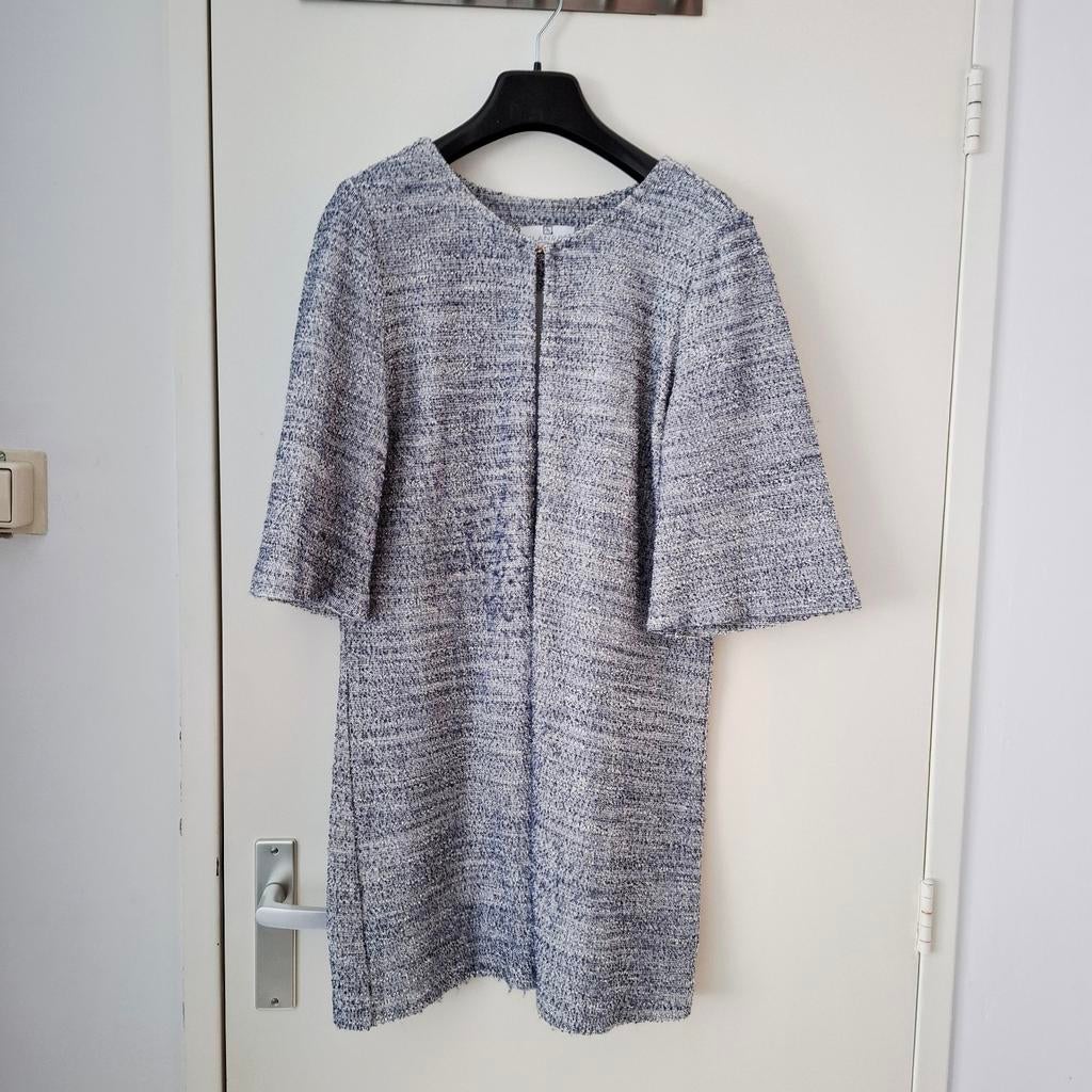 Alan Red, blauw/wit vest/jasje - maat M, Kleding | Dames, Maat 38/40 (M), Blauw, Ophalen of Verzenden, Alan Red