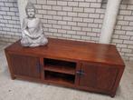 TV-MEUBEL GOOSSENS NOUVEAU TEAK, Ophalen, TEAK OOSTERS CHINEES KOLONIAAL, 150 tot 200 cm, Teakhout