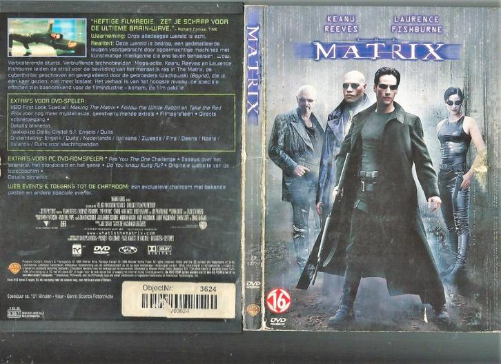 matrix, Cd's en Dvd's, Dvd's | Actie, Zo goed als nieuw, Actie, Vanaf 16 jaar, Ophalen of Verzenden