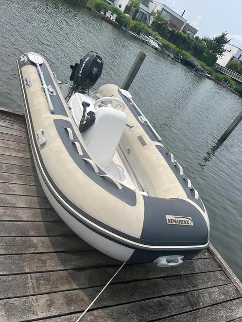 Nimarine rib boot (350) met stuurconsole en 9.9 PK motor, Watersport en Boten, Rubberboten, Overige merken, Overige materialen