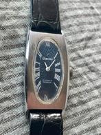 Gigandet vintage mechanisch horloge blauwe wijzerplaat Tank, Ophalen of Verzenden, Gebruikt, Blauw, Android