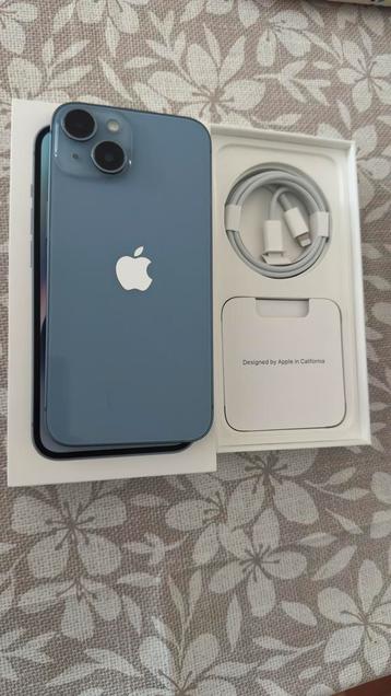 Iphone 14 blauw  128gb . Uitstekend staat originele scherm beschikbaar voor biedingen
