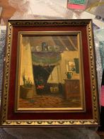 olieverf schilderij, Antiek en Kunst, Kunst | Schilderijen | Klassiek, Ophalen