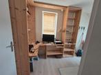 Steigerhout hoekbureau, Huis en Inrichting, Bureaus, Ophalen, Zo goed als nieuw
