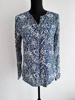 Primark dames print blouse m 38 top blauw wit, Primark, Blauw, Maat 38/40 (M), Zo goed als nieuw