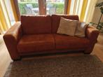2 suède terracotta banken, Ophalen, Zo goed als nieuw, 75 tot 100 cm, Stof