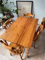 Eettafel en 4 stoelen, Huis en Inrichting, Ophalen, Gebruikt, Oostenrijks, Vier personen