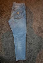 Carhartt jeans, Kleding | Heren, Spijkerbroeken en Jeans, W32 (confectie 46) of kleiner, Blauw, Ophalen of Verzenden, Zo goed als nieuw