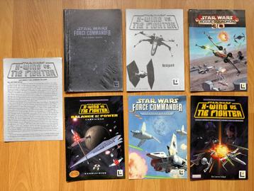 Star Wars game boekjes (t.b.v. vintage games o.a. X-Wing) beschikbaar voor biedingen