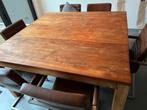 Vierkante houten tafel, Ophalen, Gebruikt, Vijf personen of meer, Rechthoekig