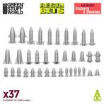 37x Resin Rockets and Missiles - Rakketten en Missiles 1693, Verzenden, Spanje, GSW, Info@sceneryenzo.nl