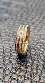 Prachtige Dames tricolor 14k gouden ring, Sieraden, Tassen en Uiterlijk, Ringen, Nieuw, Ophalen of Verzenden, 17 tot 18, Goud