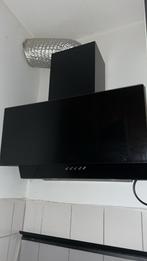 Zwarte Afzuigkap - 1 Jaar Oud, Zo Goed Als Nieuw!, Wandschouwkap, Ophalen of Verzenden, Zo goed als nieuw, Inbouw