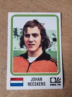 Panini WK 1974 Johan Neeskens World Cup Story voetbalplaatje, Ophalen of Verzenden, Zo goed als nieuw, Sticker