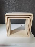 3 Wandkubussen, Ophalen, Zo goed als nieuw