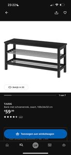 Tjusig bank met schoenenrek, Huis en Inrichting, Kasten | Schoenenrekken, Ophalen, Zo goed als nieuw