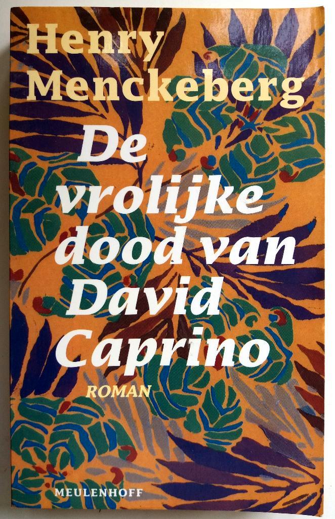 Henry Menckeberg - De vrolijke dood van David Caprino, Boeken, Romans, Gelezen, Wereld overig, Ophalen of Verzenden