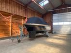 Sloep Wizard 430 met 20pk Suzuki viertakt en Pega trailer, Ophalen, 10 tot 30 pk, Gebruikt, Tot 6 meter