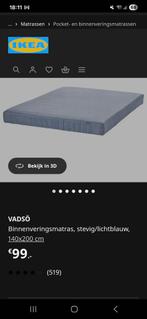 Ikea Vadsö Matras 140x200 - Zo Goed Als Nieuw!, Huis en Inrichting, Slaapkamer | Matrassen en Bedbodems, Tweepersoons, Zo goed als nieuw