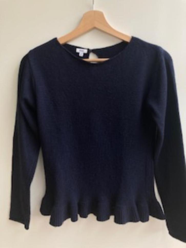 Blauwe trui met kasjmier wol van Knot mt. 146/152, Kinderen en Baby's, Kinderkleding | Maat 152, Zo goed als nieuw, Meisje, Trui of Vest