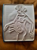 Ongebruikt vintage schoolstempel zwangere vrouw, Verzenden