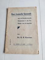 2e bezoek aan Ger Gem  VS van N Amerika Ds G H Kersten 1939, Gelezen, Ds G H Kersten, Christendom | Protestants, Ophalen of Verzenden