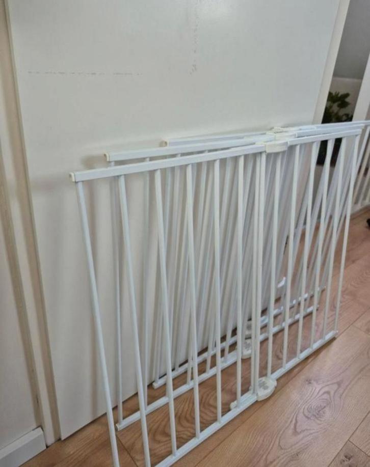 3x witte traphekjes - Noma, Kinderen en Baby's, Traphekjes, Metaal of IJzer, Ophalen