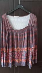 Bruin shirt merk Jessica met lange mouw, Ophalen of Verzenden, Gedragen, Maat 42/44 (L), Bruin