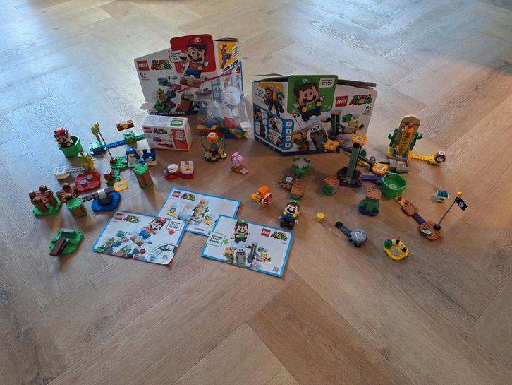 Super Mario Lego - 6 sets, Kinderen en Baby's, Speelgoed | Duplo en Lego, Zo goed als nieuw, Lego, Complete set, Ophalen of Verzenden