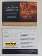 Kortingsvoucher sauna, Tickets en Kaartjes, Kortingen en Cadeaubonnen, Eén persoon, Kortingsbon, Spa of Sauna