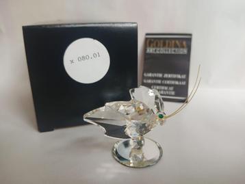 Goldina Art Collection kristallen vlinder beschikbaar voor biedingen